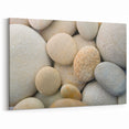 Natural Elements Wall Art – Nature Closeups Canvas Print of Smooth Stones
