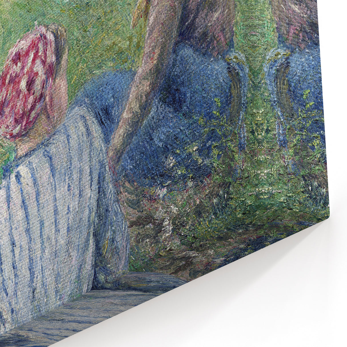 Camille Pissarro Art - Peasant Women Resting in the Fields Impressionist Wall Print