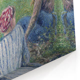 Camille Pissarro Art - Peasant Women Resting in the Fields Impressionist Wall Print