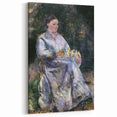 Camille Pissarro Art - Impressionist Portrait on Canvas | Pissarro Wall Art