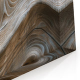 Natural Elements Wall Art – Nature Closeups Wood Texture Canvas Print