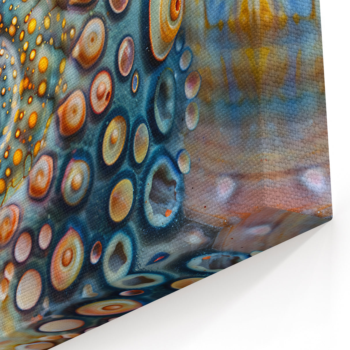 Natural Elements Wall Art – Nature Closeups Colorful Shell Canvas Print