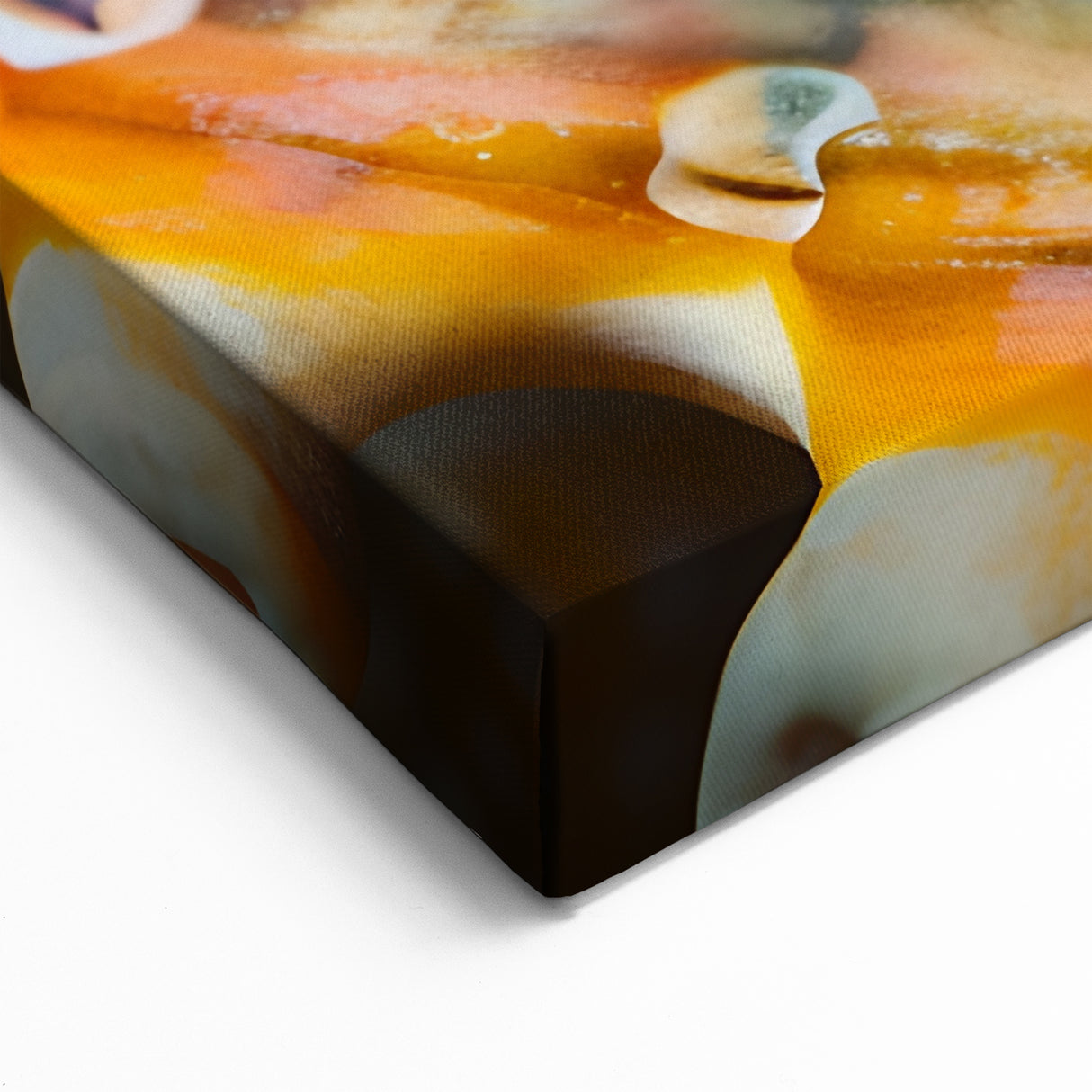 Natural Elements Wall Art – Nature Closeups Colorful Shell Canvas Print