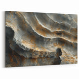 Natural Elements Wall Art – Nature Closeups Earth Layers Canvas Print