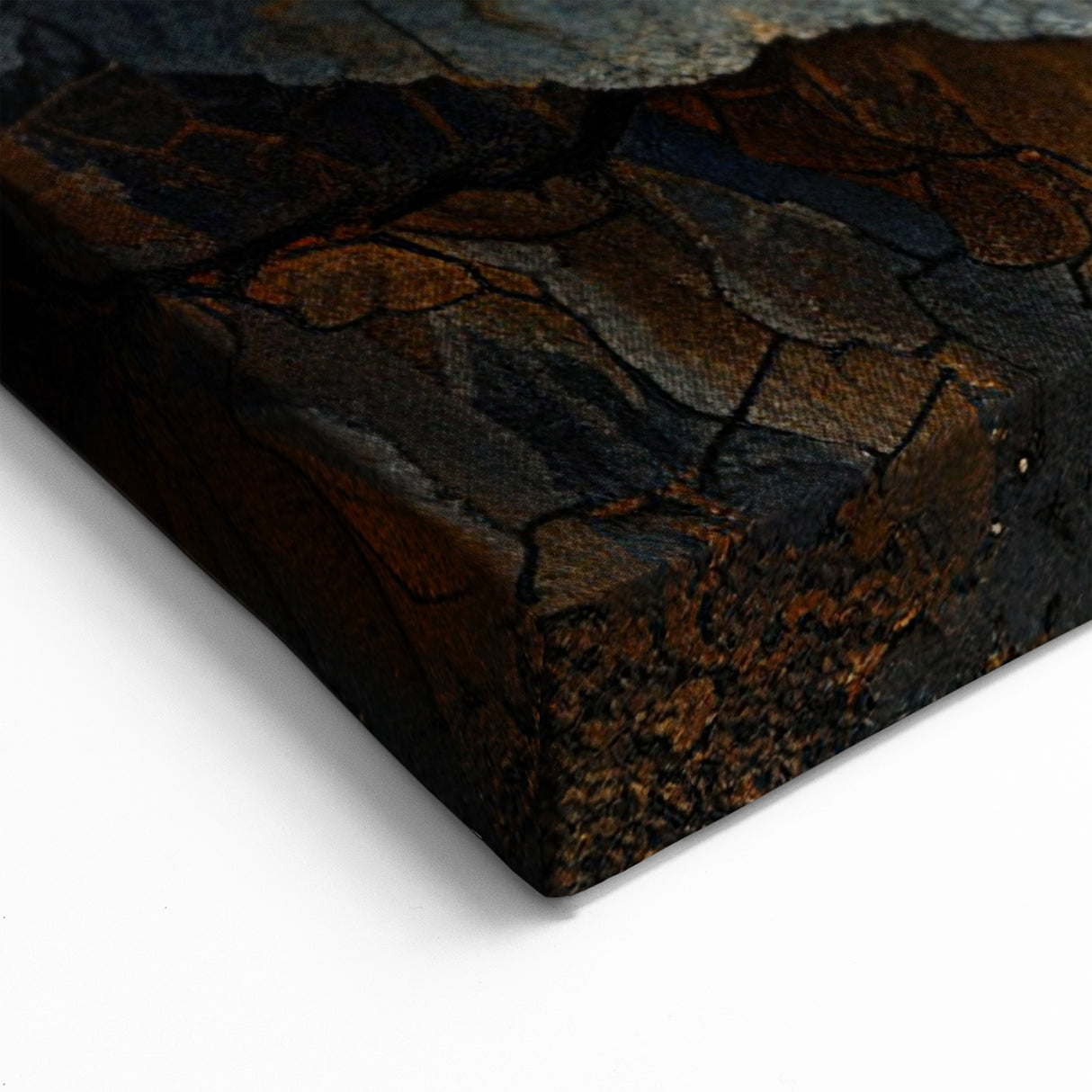 Natural Elements Wall Art – Nature Closeups Earth Layers Canvas Print