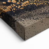 Natural Elements Wall Art – Abstract Nature Closeups Canvas Print in Purple and Gold