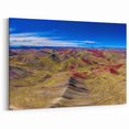 Vibrant Rainbow Mountains Canvas Print - Peru Art