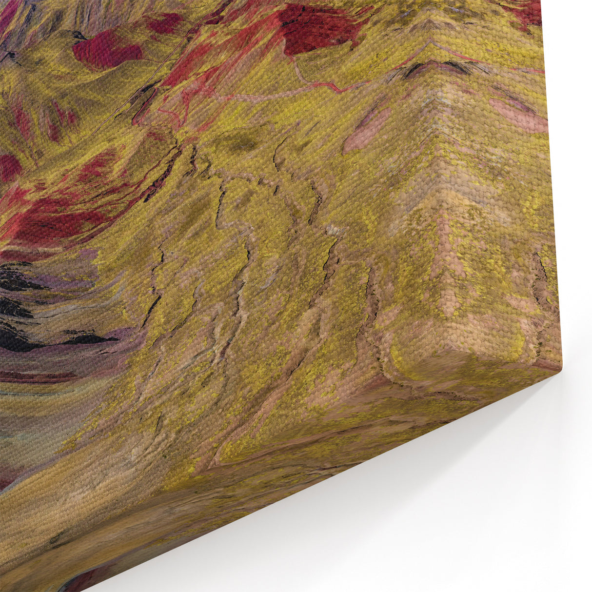 Vibrant Rainbow Mountains Canvas Print - Peru Art