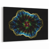 Natural Elements Wall Art – Abstract Floral Energy Canvas Print