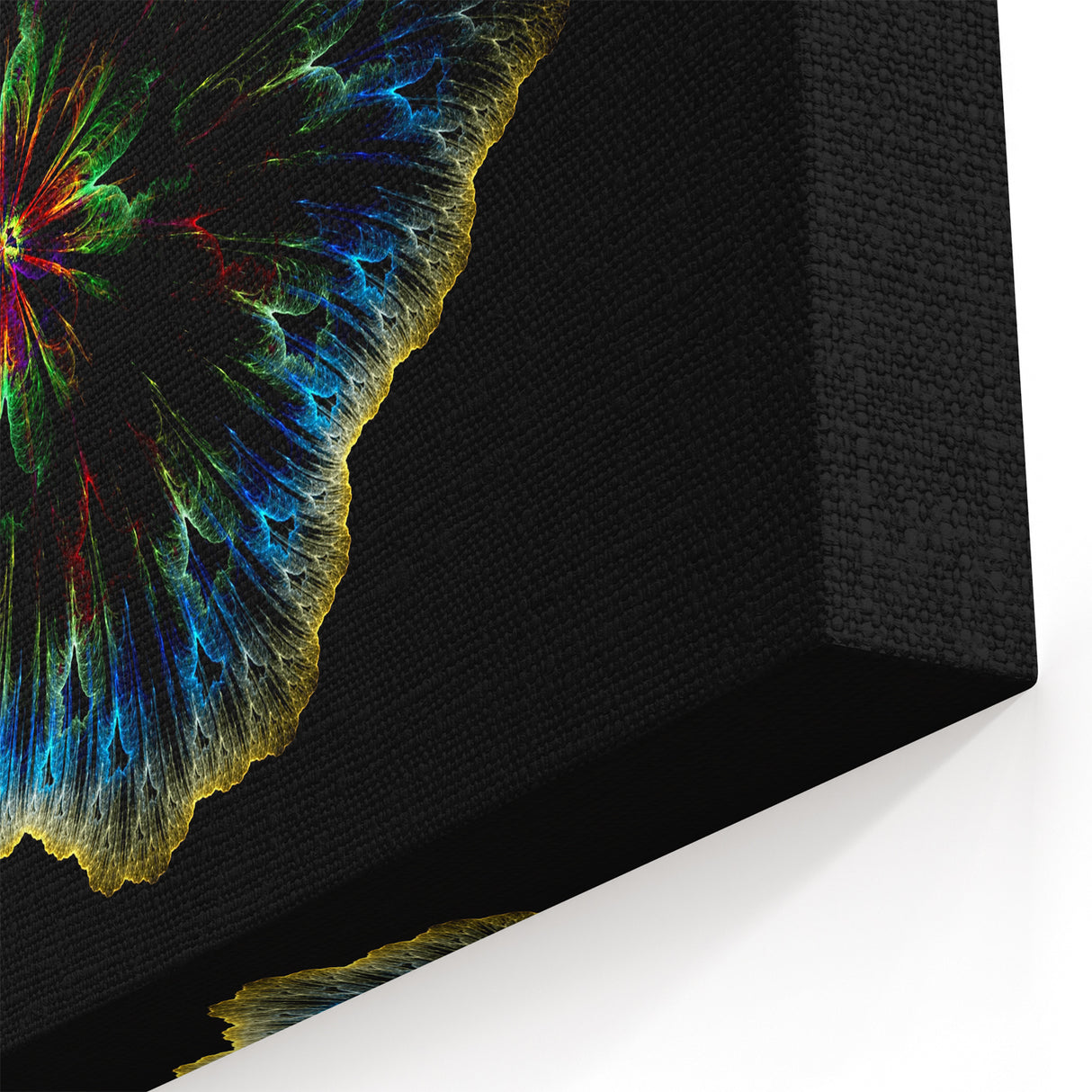 Natural Elements Wall Art – Abstract Floral Energy Canvas Print