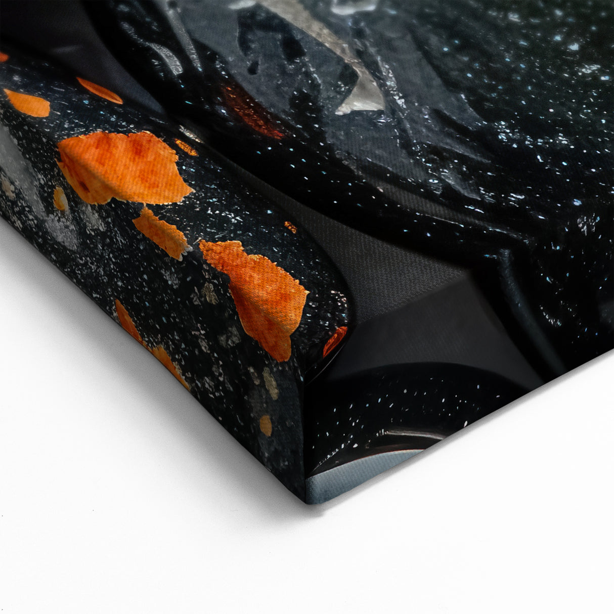 Natural Elements Wall Art – Nature Closeups Colorful Polished Stones Canvas Print