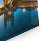 Cusco City Night Lights Canvas Print - Peru Wall Art