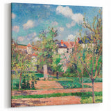 Camille Pissarro Art - Blossoming Garden Scene | Impressionist Wall Art
