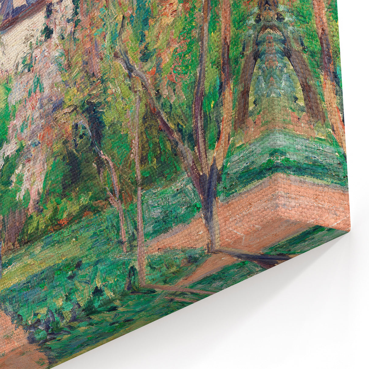 Camille Pissarro Art - Blossoming Garden Scene | Impressionist Wall Art