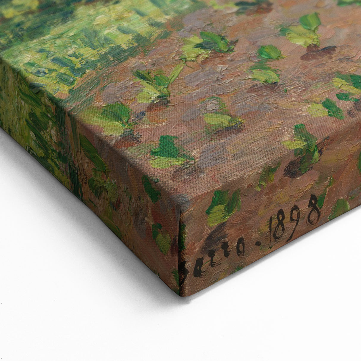 Camille Pissarro Art - Garden Scene with Gardener | Pissarro Wall Art