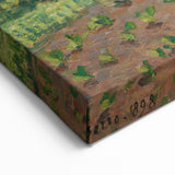 Camille Pissarro Art - Garden Scene with Gardener | Pissarro Wall Art