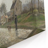 Camille Pissarro Art - Peaceful Village Street Scene | Pissarro Wall Art