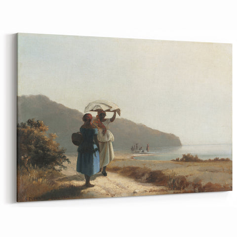Camille Pissarro Art - Caribbean Coastal Scene | Pissarro Wall Art