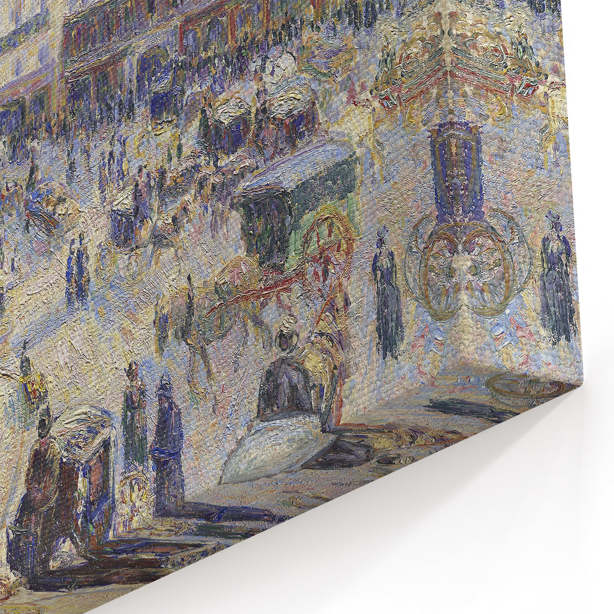 Camille Pissarro Art - Bustling Parisian Street Scene | Pissarro Wall Art