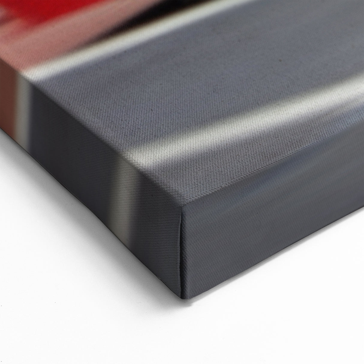 London Street Art Canvas - Red Bus in Motion London Photography Art