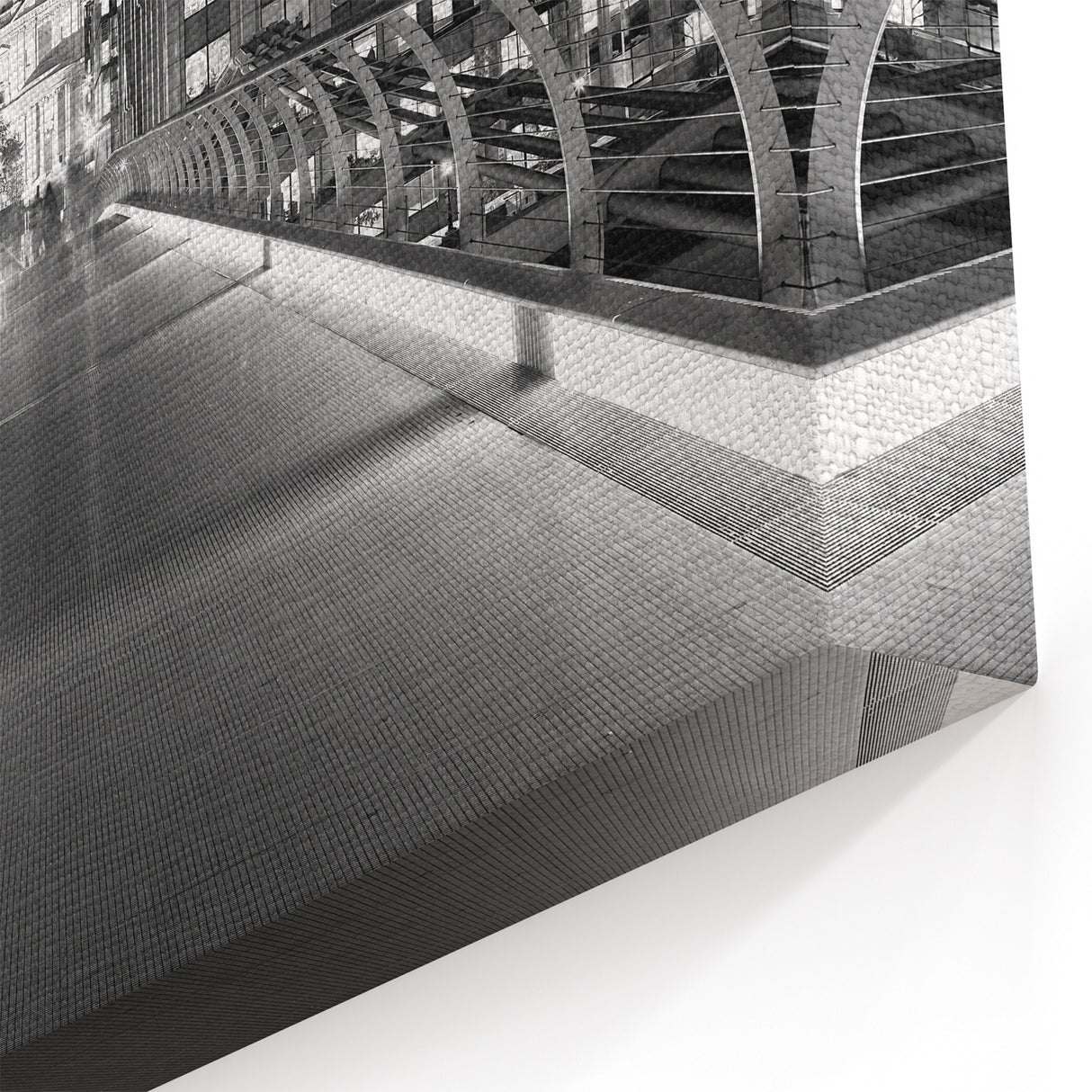 London Photography Art - Millennium Bridge and St. Paul's Landmark Print