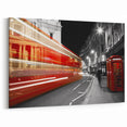 London Cityscape Prints - Red Bus and Phone Booth in London Street Art