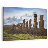 Moai Sculpture Prints - Easter Island Wall Art with Majestic Sky