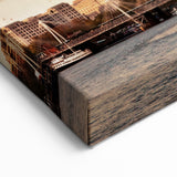 London Wall Art - The London Eye with Scenic River View Cityscape Art