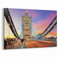 London Photography Art - Tower Bridge at Sunset with Vibrant Cityscape