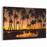 Fiji Scenery Posters - Exotic Fiji Sunset Art