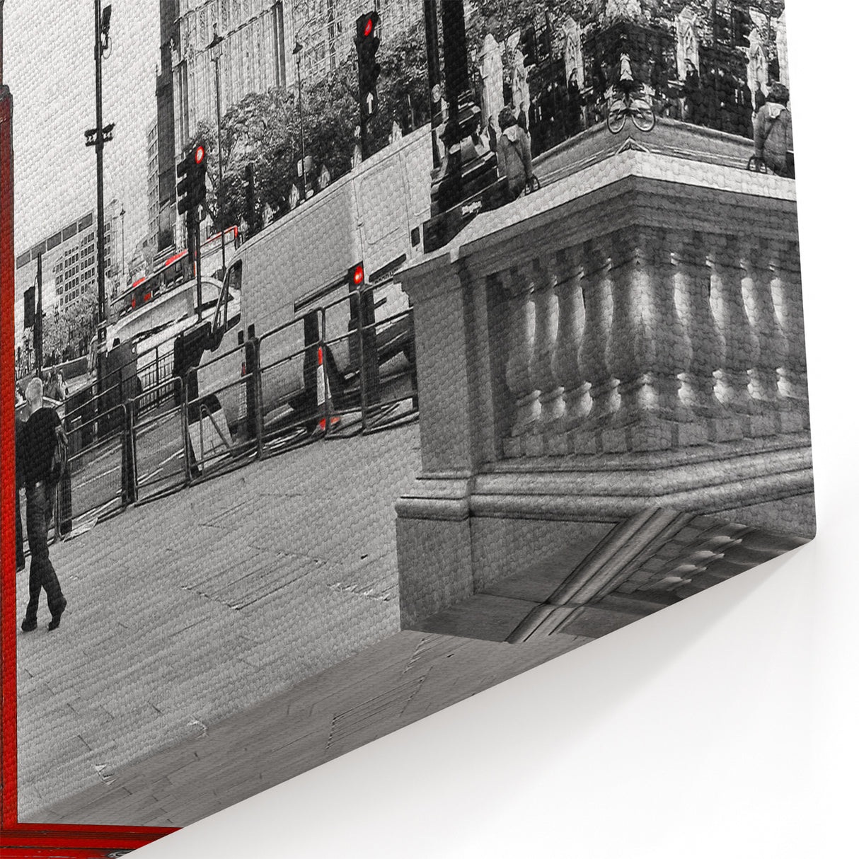 London Wall Art - Red Phone Booth with Big Ben in Classic London Photography