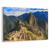 Vibrant Machu Picchu Wall Art - Canvas Framed & Acrylic Prints Available