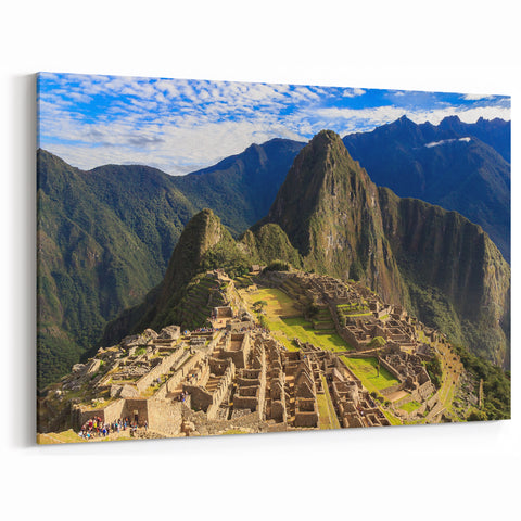 Vibrant Machu Picchu Wall Art - Canvas Framed & Acrylic Prints Available