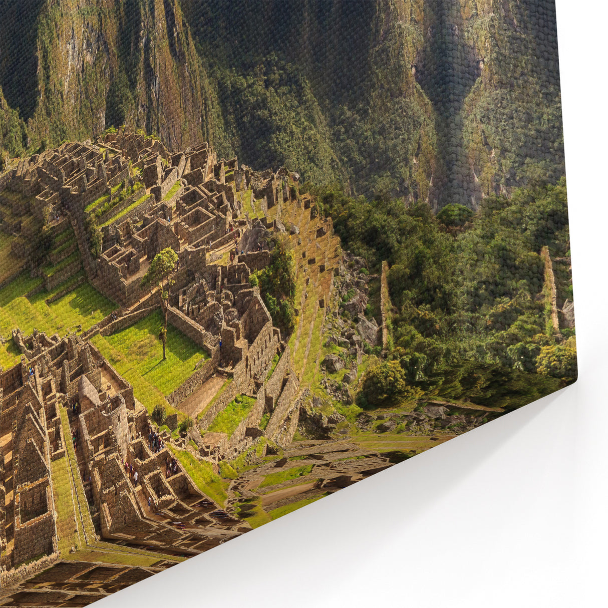 Vibrant Machu Picchu Wall Art - Canvas Framed & Acrylic Prints Available