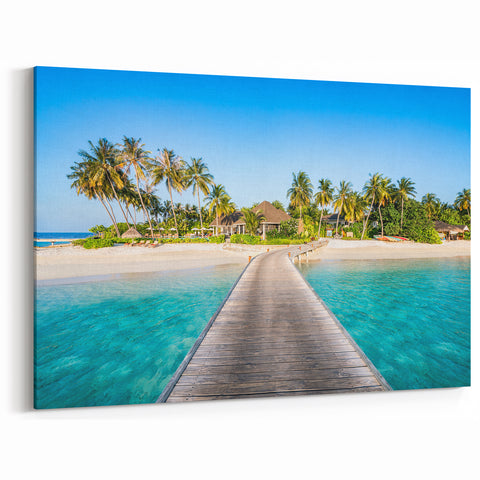Tropical Fiji Canvas - Island Resort Wall Art