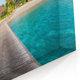 Tropical Fiji Canvas - Island Resort Wall Art