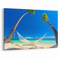 Fiji Landscape Artwork - Serene Hammock Beach Art
