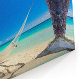 Fiji Landscape Artwork - Serene Hammock Beach Art