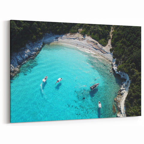 Fiji Scenery Posters - Aerial Coastal Escape Art