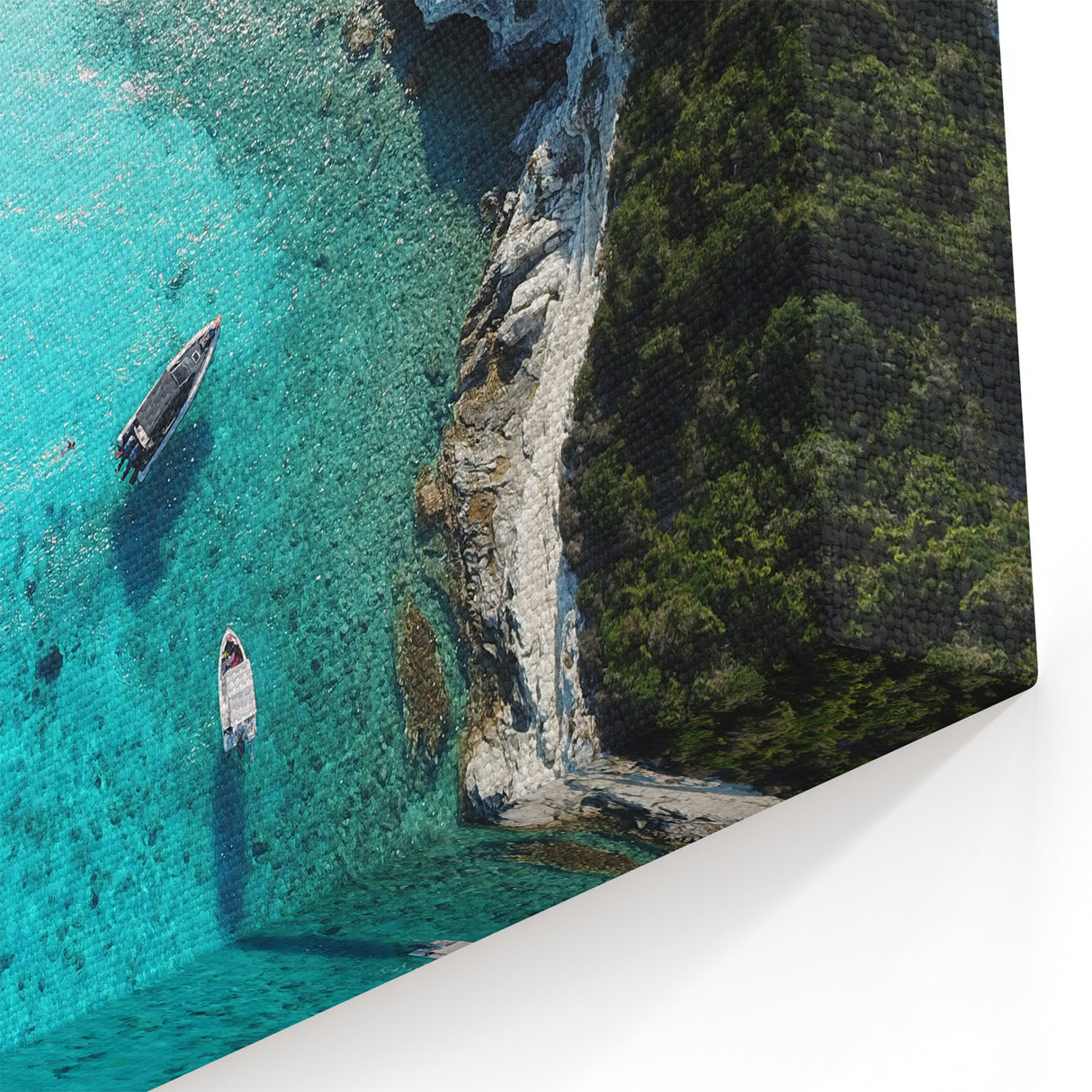 Fiji Scenery Posters - Aerial Coastal Escape Art