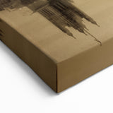 London Landmark Posters - Big Ben and Westminster in Sepia Tone