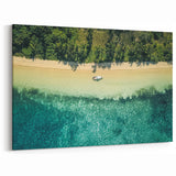 Fiji Island Prints - Secluded Beach Aerial Art
