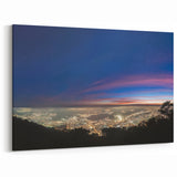 Caracas Cityscape Art - Dazzling Night View of Venezuela's Capital