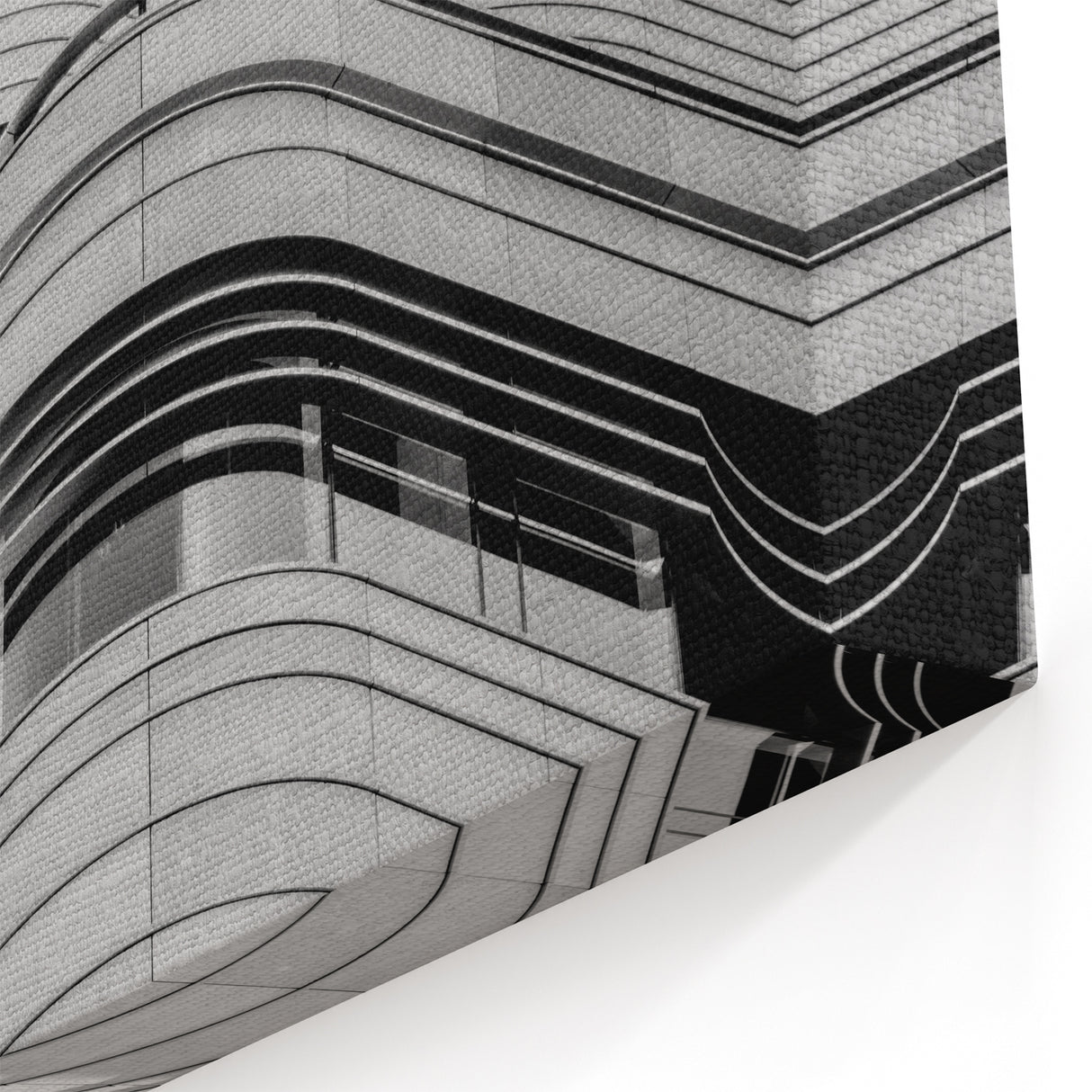 London Photography Art - Abstract Modern Architecture in Black and White