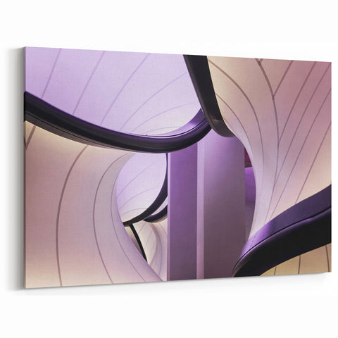 Contemporary London Art - Abstract Architecture with Flowing Curves