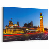London Wall Art - Iconic Big Ben Cityscape at Night