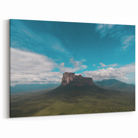 Venezuelan Landscape Prints - Expansive Plateau Under Blue Sky