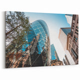 London Cityscape Prints - Gherkin Building London Photography Art