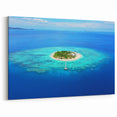 Fiji Island Escape - Remote Island Aerial Art