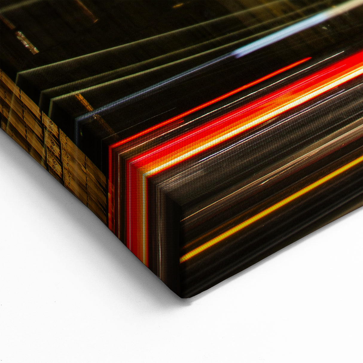 London Street Art Canvas - Big Ben Night Lights Photography Print